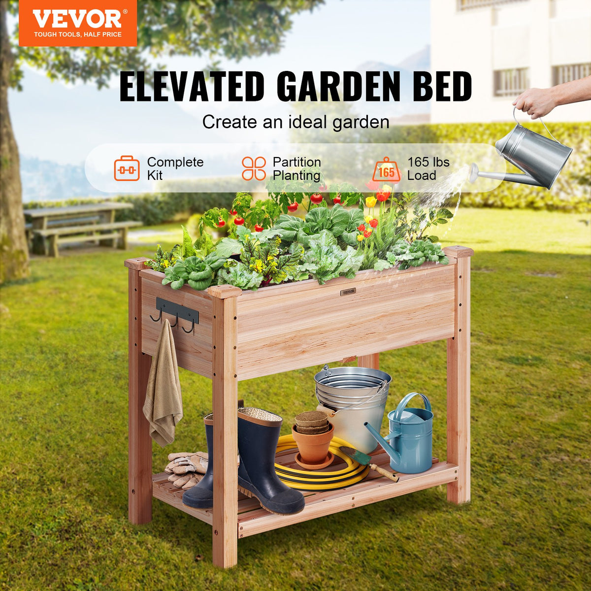 VEVOR Planter Box with Legs - Select Your Configuration - GJSM864676CM1A23MV0 - view 2