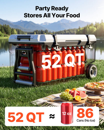 VEVOR Portable Wheeled Cooler - Select Your Configuration - GLLZX52QTHS0UGCHA001V0 - view 2