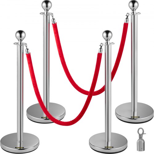 VEVOR Crowd Control Stanchions - Select Your Configuration - GLZYS1.5M2GHRS4JTV0 - view 1