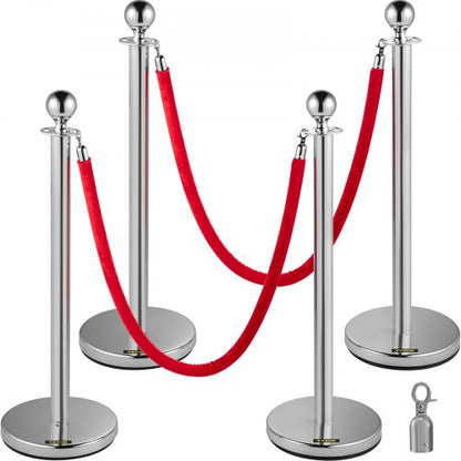 VEVOR Crowd Control Stanchions - Select Your Configuration - GLZYS1.5M2GHRS4JTV0 - view 1
