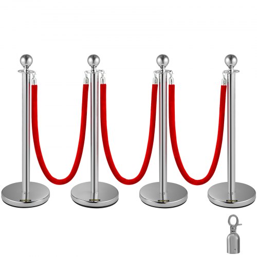 VEVOR Crowd Control Stanchions - Select Your Configuration - GLZYS1.5M3GHRS4JTV0 - view 1