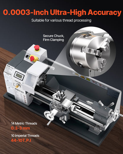 VEVOR Metal Lathes - Select Your Configuration - GPZJSCC816IN072CJV1 - view 3