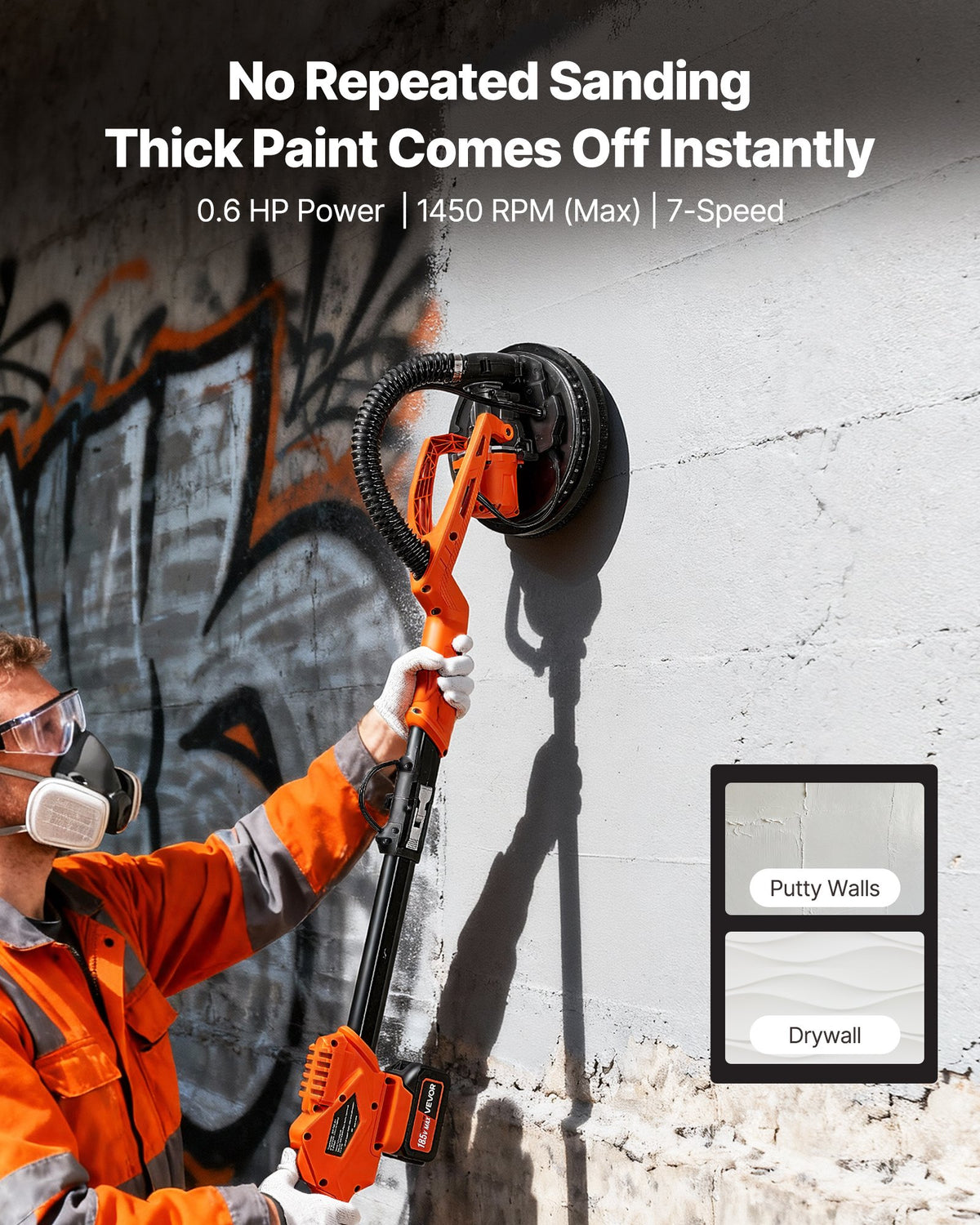 VEVOR Drywall Hand Sanders - Select Your Configuration - GSGQSGJDLEDD6HOIM001V1 - view 2