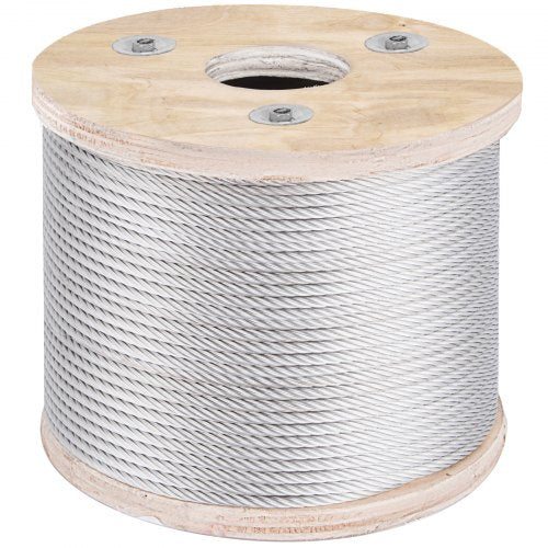 304 Stainless Steel Wire Rope Cable, 3/16", 7x19, 250 ft reel - GSS7X19-4.8MM76M1V0 - view 1