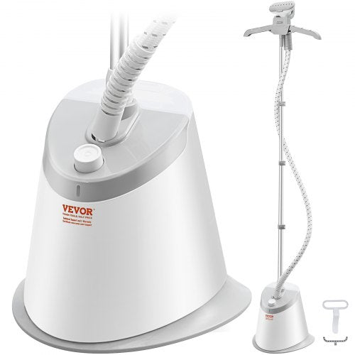 VEVOR Standing Steamer with Foldable Garment Hanger, 0.5Gallon Water Tank for 90 Minutes Continuous Steaming, Heats in 45 Seconds & Auto-Stop with Fabric Brush Aluminum Rod and - GTJ15002000MYWWI3V1 - view 1