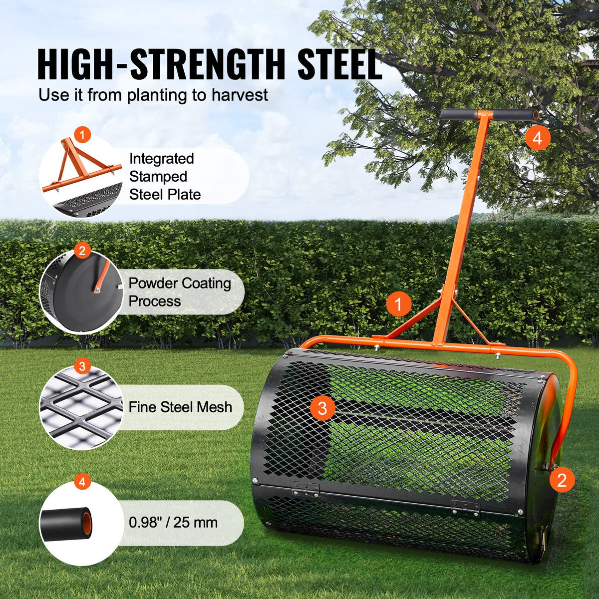 VEVOR Compost Spreader - Select Your Configuration - GTSBJH224INCHLSN9V0 - view 3