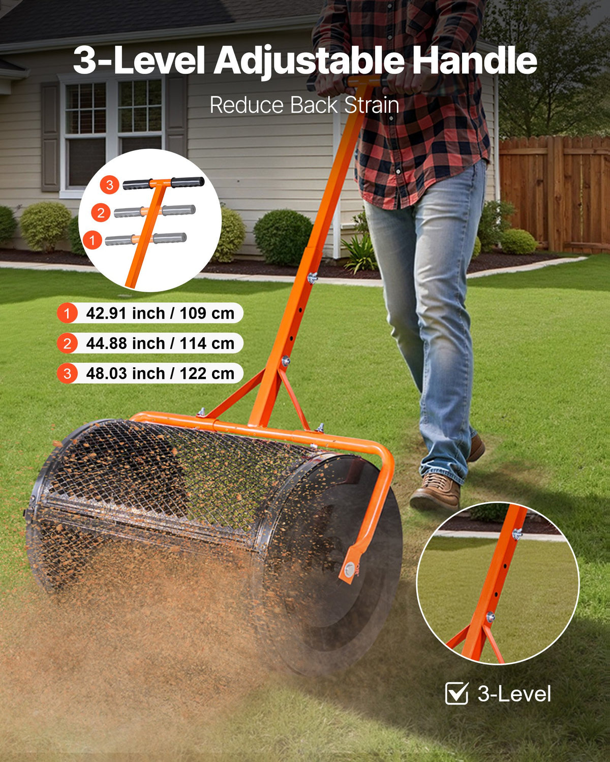 VEVOR Compost Spreader - Select Your Configuration - GTSBJHSFMTCGIFLZ7001V0 - view 2