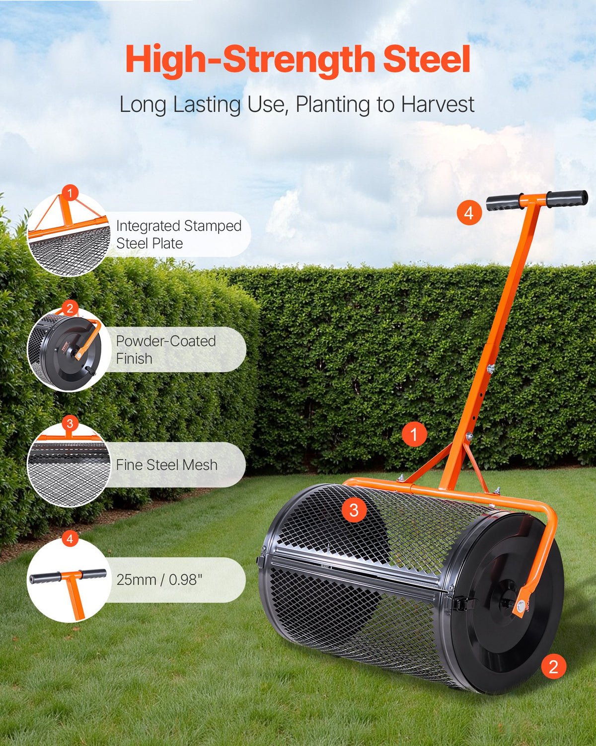 VEVOR Compost Spreader - Select Your Configuration - GTSBJHSFMTCGIFLZ7001V0 - view 3