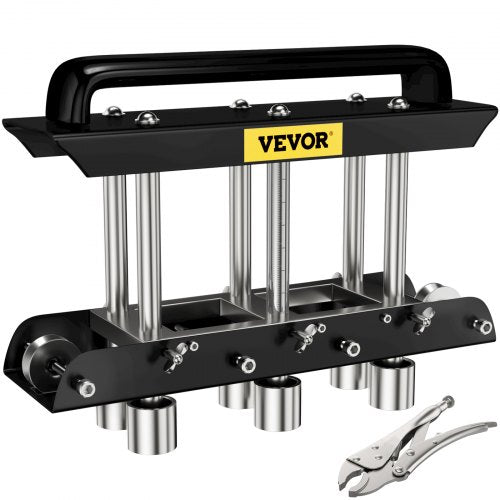 VEVOR Three-Station Edge Roller, Large Radius, 0-90° Bending Angle Sheet Metal Brake, Quickly Adjusts for Making 0.63\"-5.7\" Bends in 30-19 Gauge Steel, for Clean Crisp Bends in - GTZWJGWBDDWC33EY0V0 - view 1