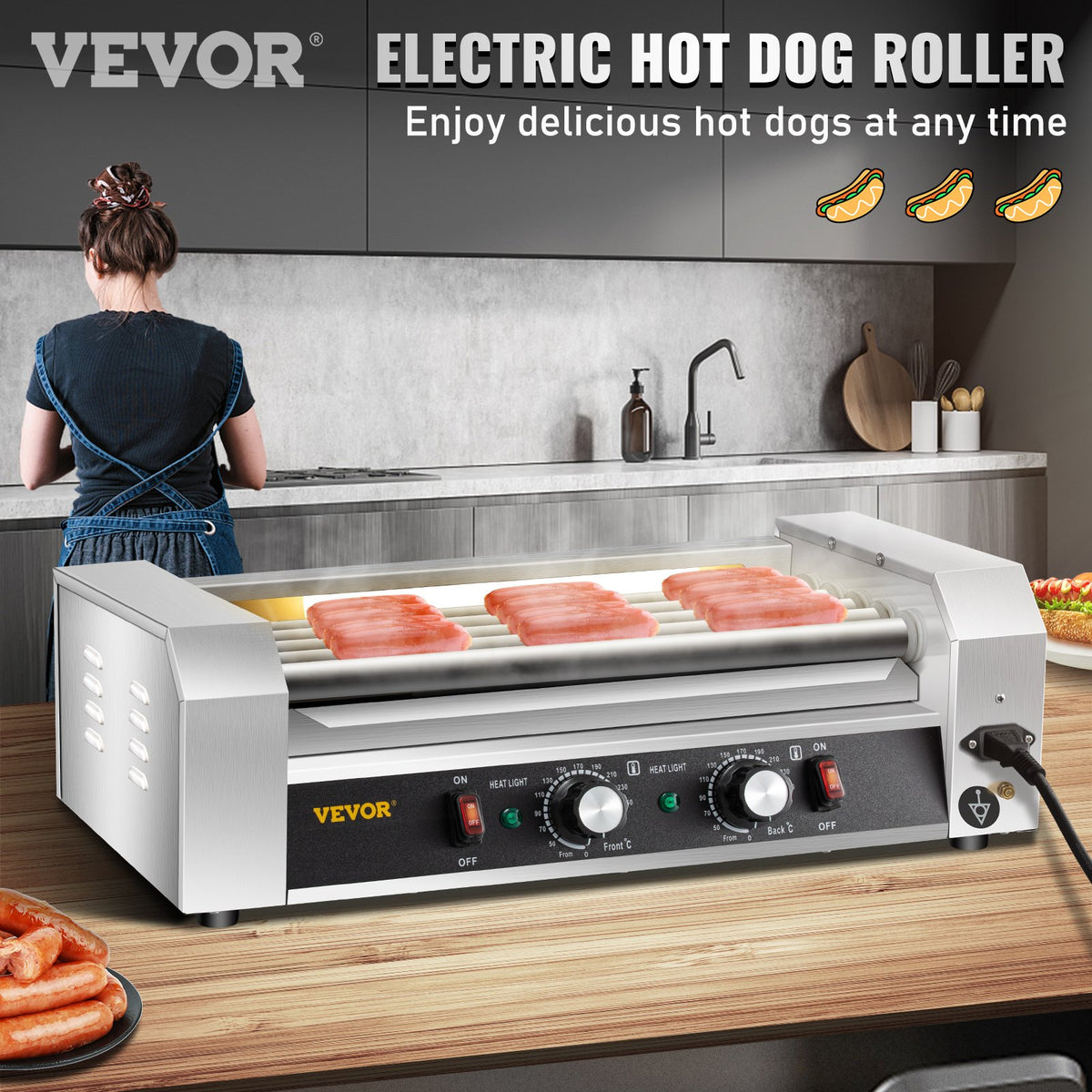 VEVOR Hot Dog Equipment - Select Your Configuration - GWGRGJBX5110VDRWBV1 - view 2