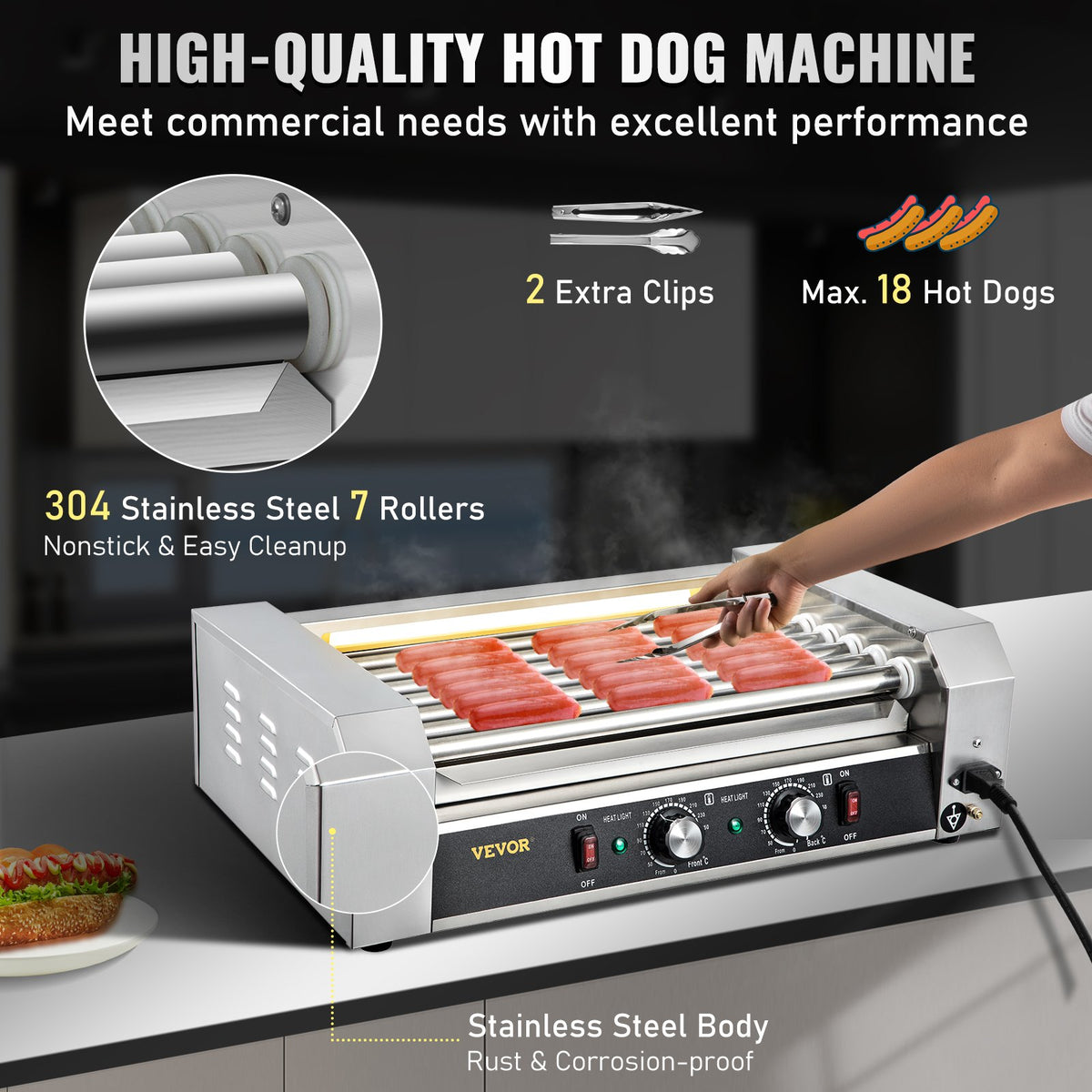 VEVOR Hot Dog Equipment - Select Your Configuration - GWGRGJBX7110VO39AV1 - view 3