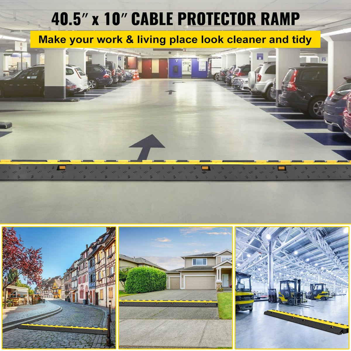 VEVOR Cable Protectors & Ramps - Select Your Configuration - GXB5TZ1000X250X50V0 - view 2