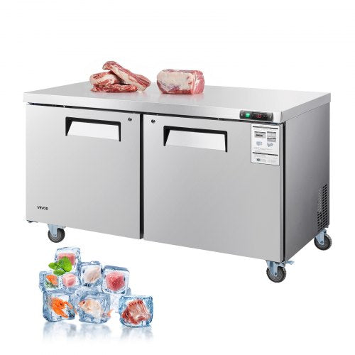 VEVOR Sandwich Prep - Select Your Configuration - GZTBX60INCHL8L0SI001V1 - view 1