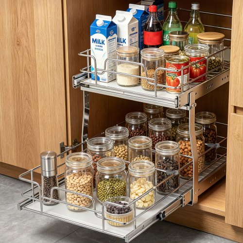 VEVOR Pull-Out Organizers - Select Your Configuration - HGS214W21D15H80OCV0 - view 1