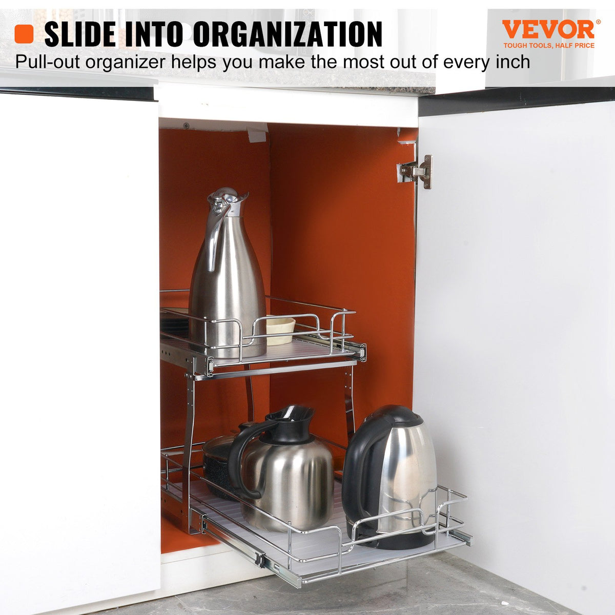VEVOR Pull-Out Organizers - Select Your Configuration - HGS214W21D15H80OCV0 - view 2