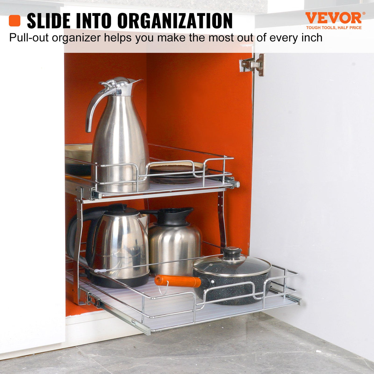 VEVOR Pull-Out Organizers - Select Your Configuration - HGS220W21D15HSW3PV0 - view 2