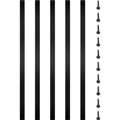 VEVOR Deck Balusters, 16 Pack Metal Deck Spindles, 29.5\"x1\" Staircase Baluster with Screws, Aluminum Alloy Deck Railing for Wood and Composite Deck, Stylish Baluster for Outdoor  - HJLGY29.5*115VCRKV0 - view 1