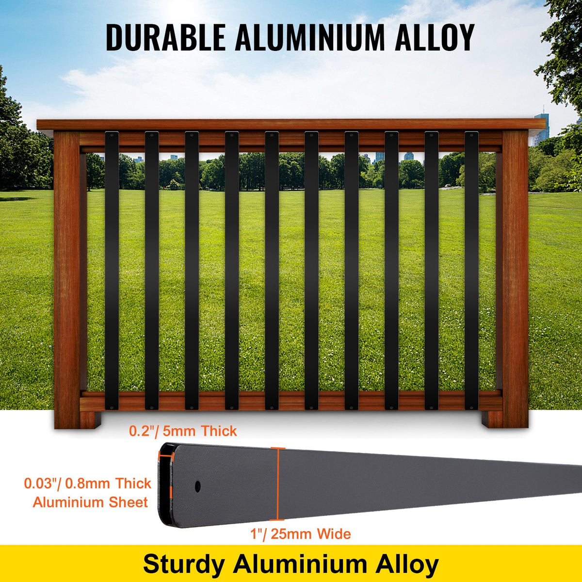 VEVOR Balusters & Spindles - Select Your Configuration - HJLGY29.5*175H93JV0 - view 2