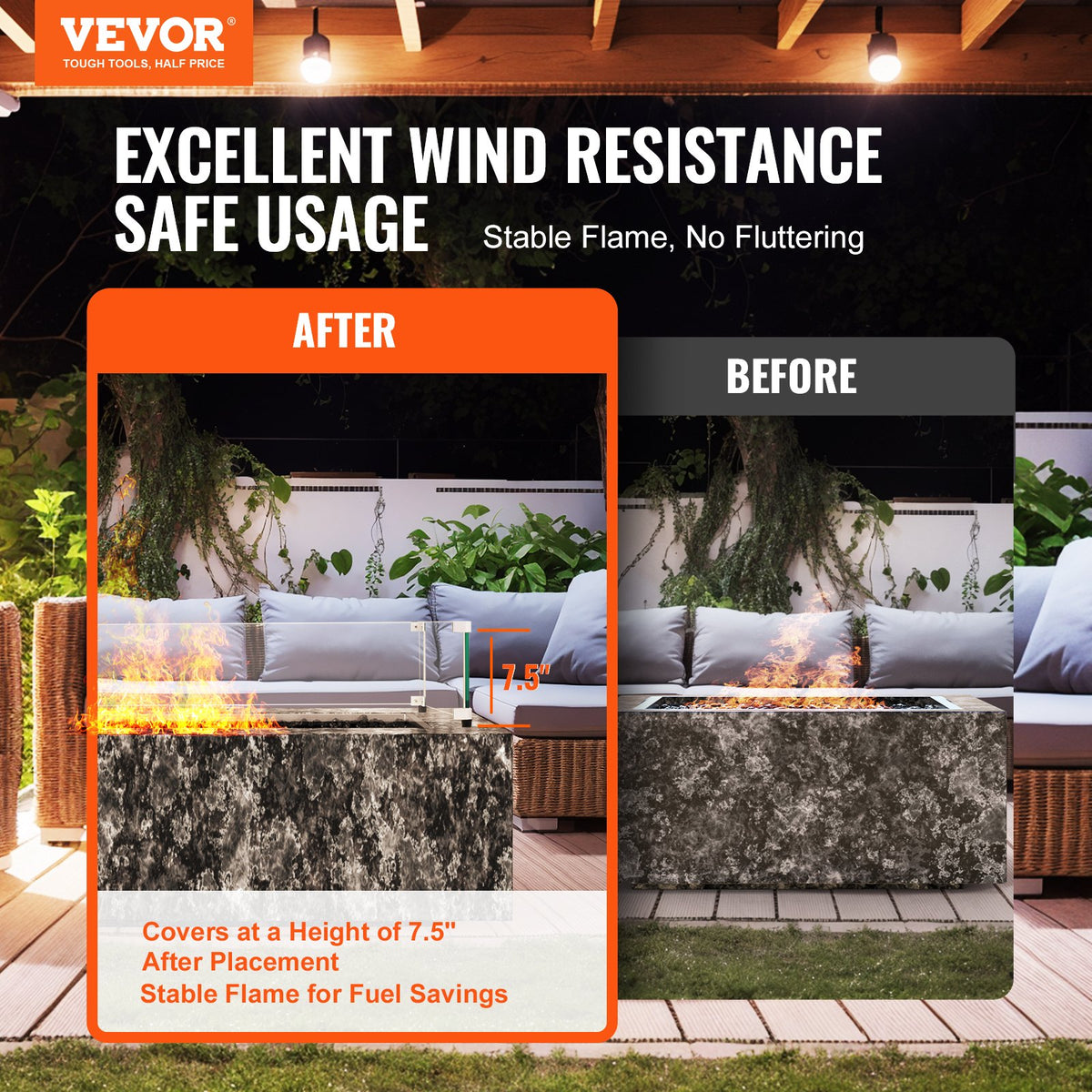 VEVOR Fire Pit Guard - Select Your Configuration - HKFFZGHBLZFX7FXMMV0 - view 2
