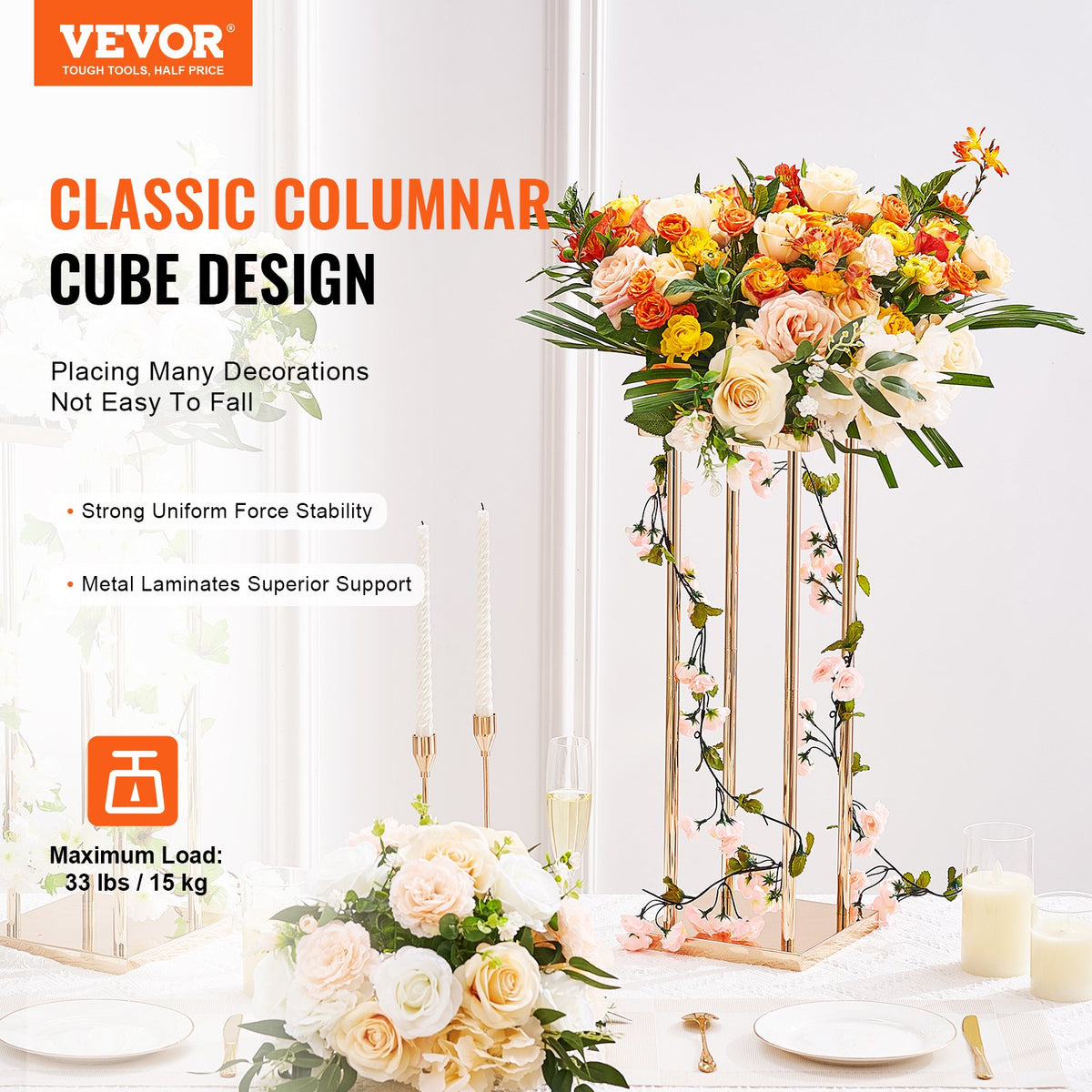 VEVOR Wedding Flower Rack - Select Your Configuration - HLHJLFTZTCBJH0ERRV0 - view 2