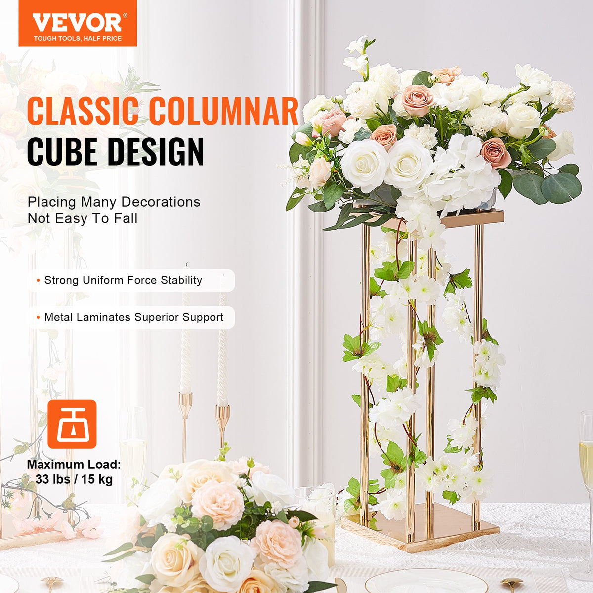 VEVOR Wedding Flower Rack - Select Your Configuration - HLHJLFTZTCBJORF4QV0 - view 2