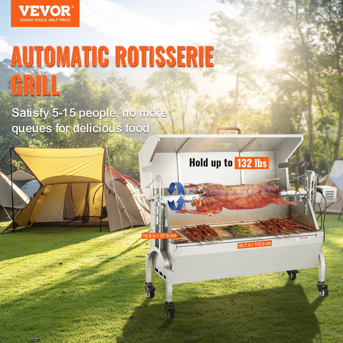 VEVOR Rotisserie Grill - Select Your Configuration - HLKD4650W60KGCMNMV1 - view 2