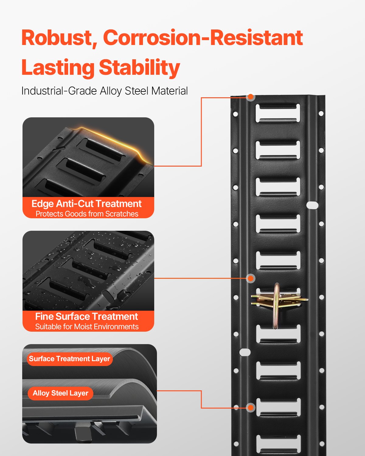 VEVOR E & X-Track Rails - Select Your Configuration - HSPSE5FT28PCSYVR0V0 - view 3