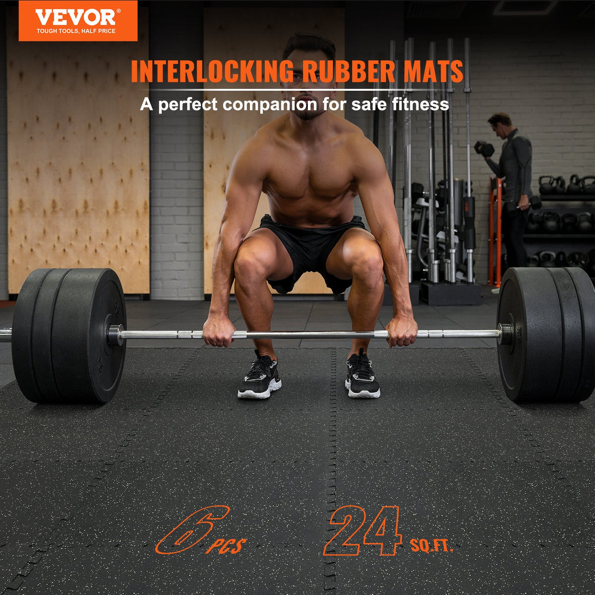 VEVOR Interlocking Mats - Select Your Configuration - HSXJDDHDHDBDDTIMHV0 - view 2