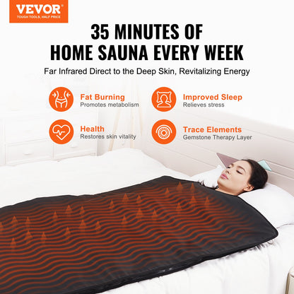 VEVOR Sauna Blanket - Select Your Configuration - HWSNTNJB3575UT4UDV1 - view 2