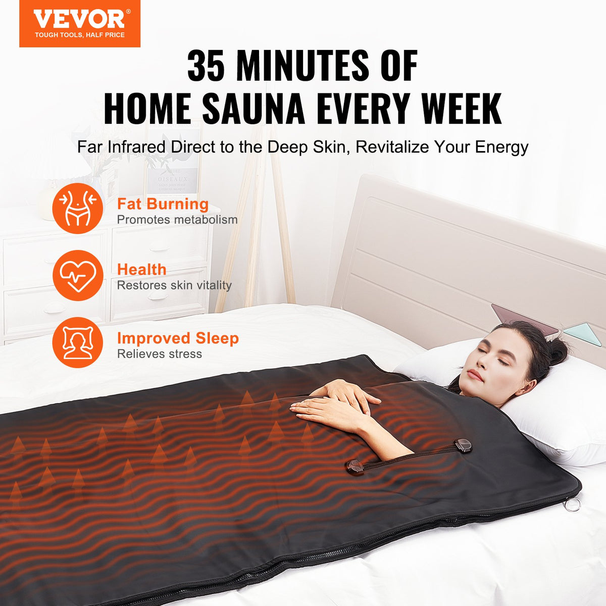 VEVOR Sauna Blanket - Select Your Configuration - HWSNTPU7171IHLGKWV1 - view 2