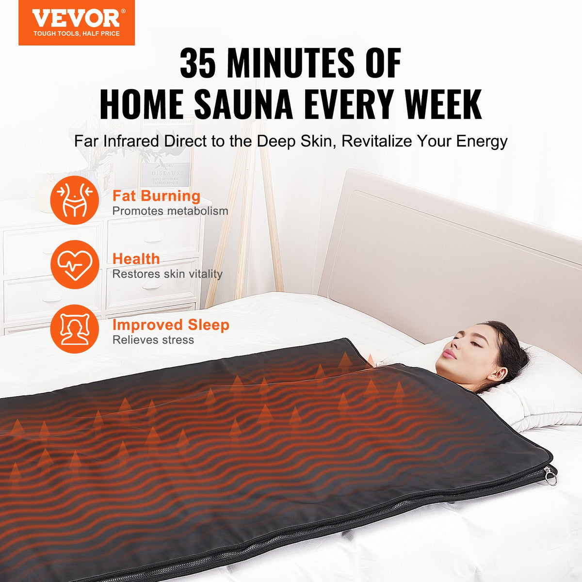 VEVOR Sauna Blanket - Select Your Configuration - HWSNTPU7171IISCJYV1 - view 2