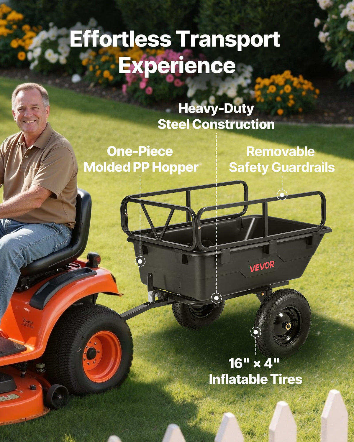VEVOR Garden Trailers