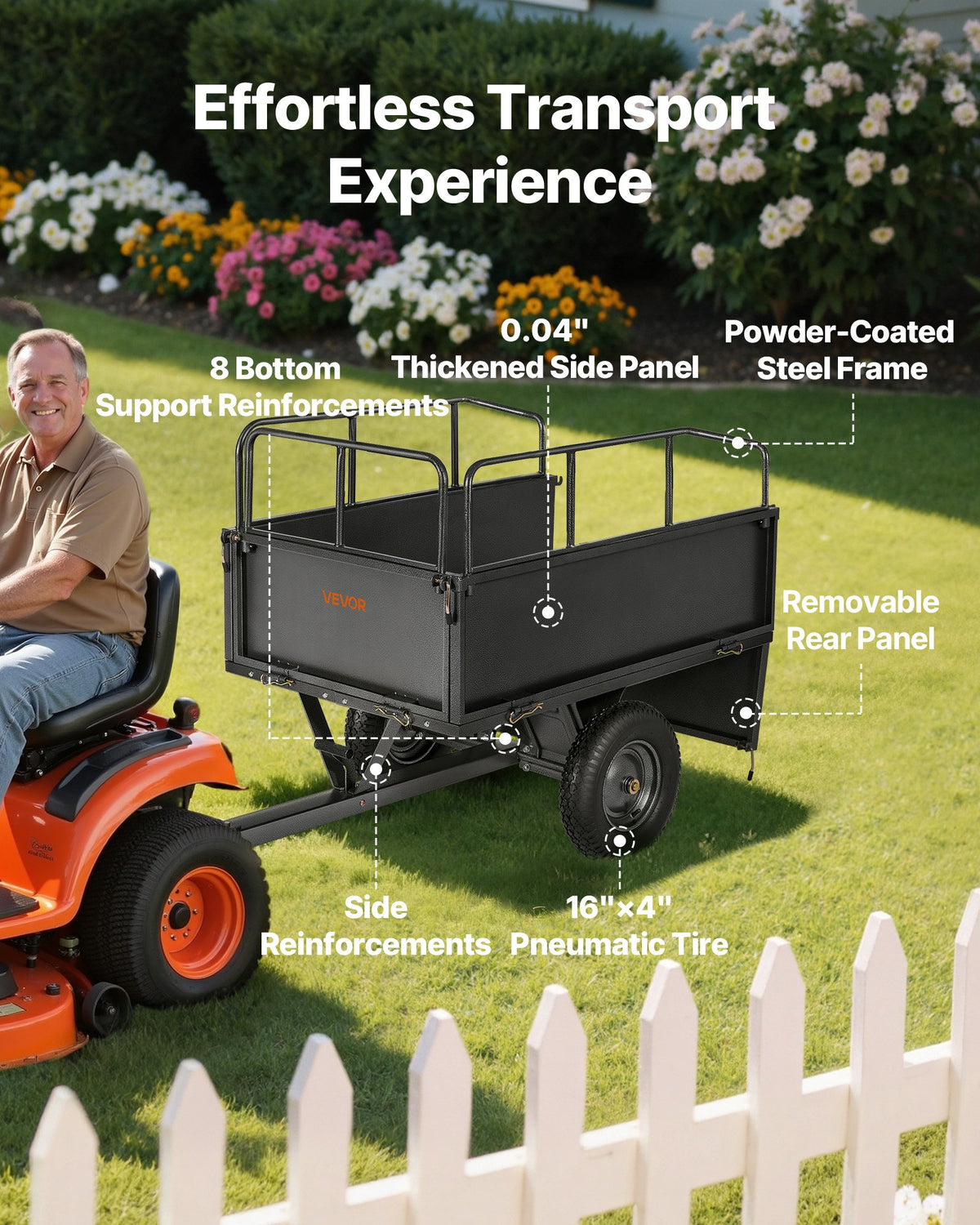 VEVOR Garden Trailers