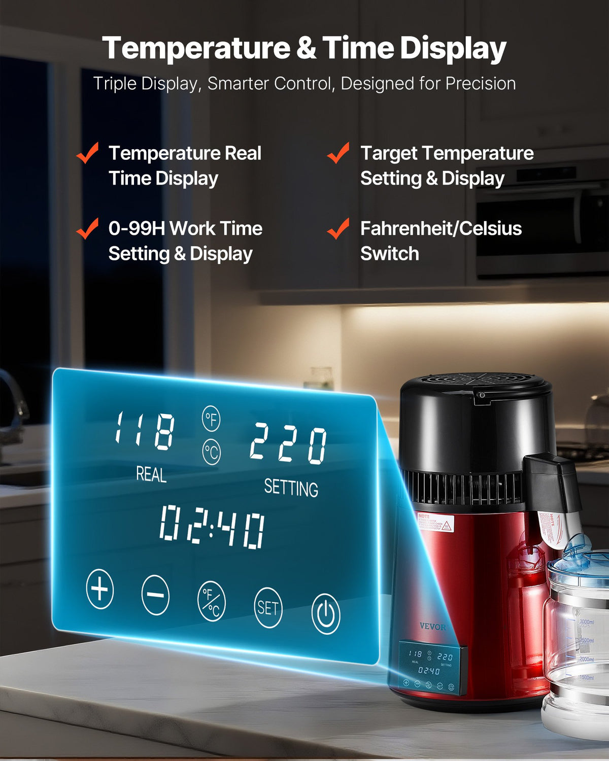 VEVOR Water Distiller - Select Your Configuration - ICKZBXGZLSJZ7YEGY001V1 - view 3