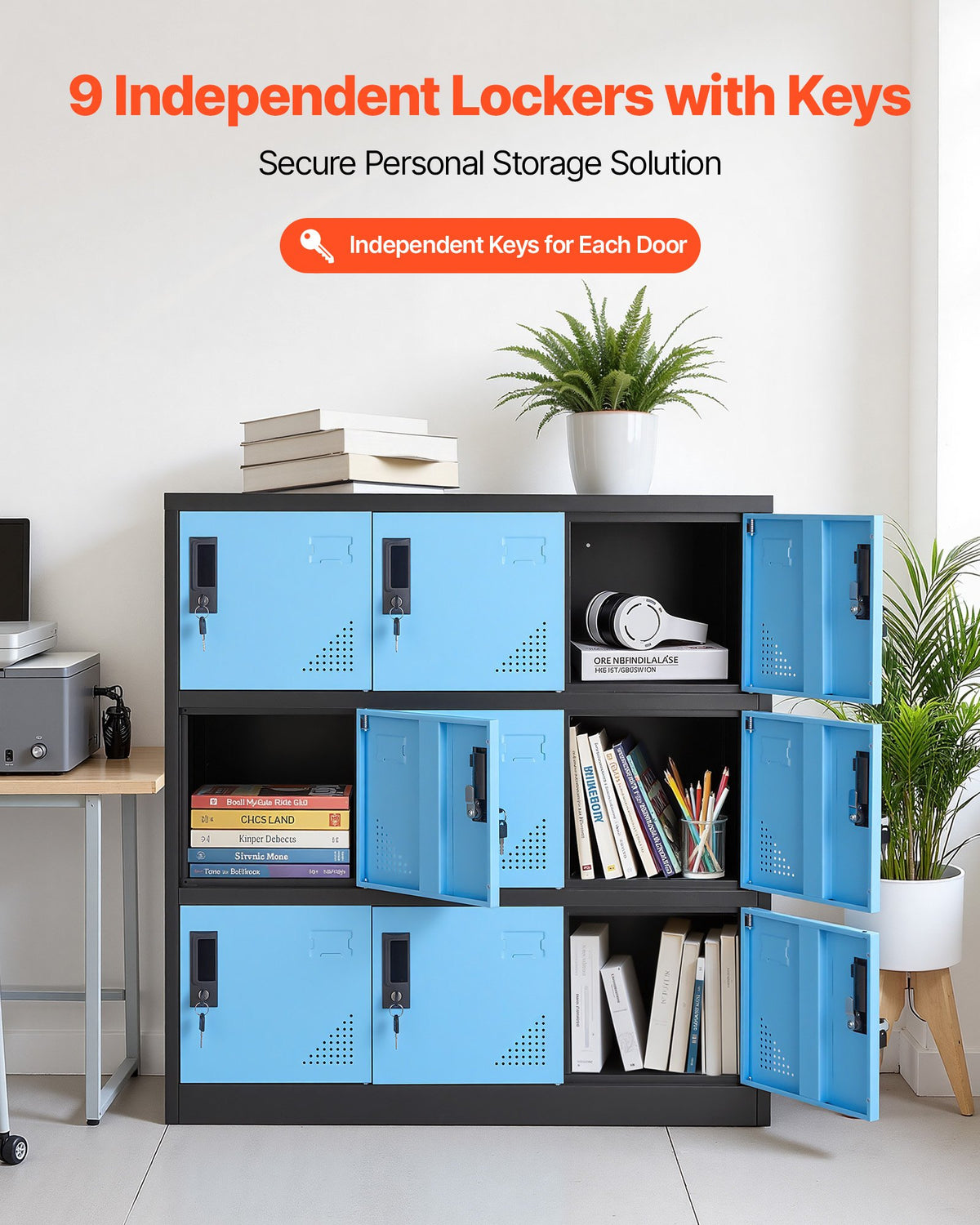 VEVOR Metal Locker - Select Your Configuration - JCJHSLM120LB26P4P001V0 - view 2