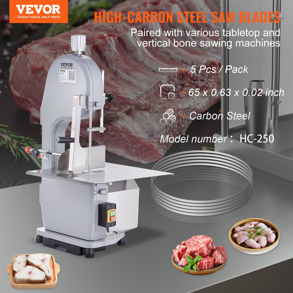 VEVOR Bone Saw Machine - Select Your Configuration - JGJJT1650MM16U0Z8V0 - view 2