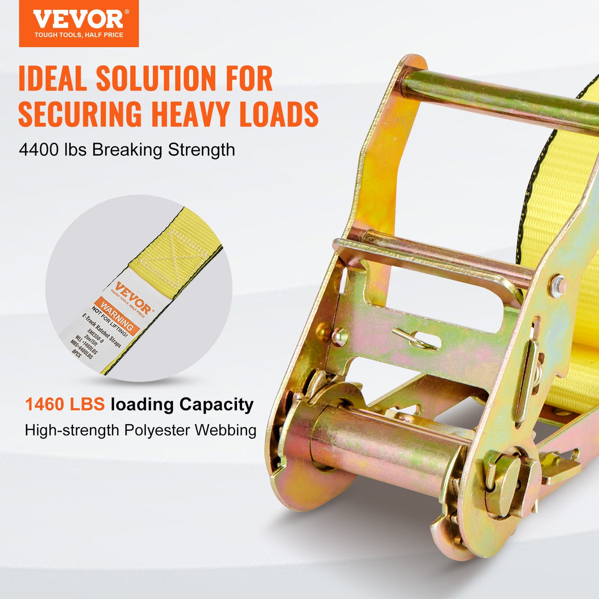 VEVOR Ratchet Strap - Select Your Configuration - JLDJETRACK2X1CSXCV0 - view 2