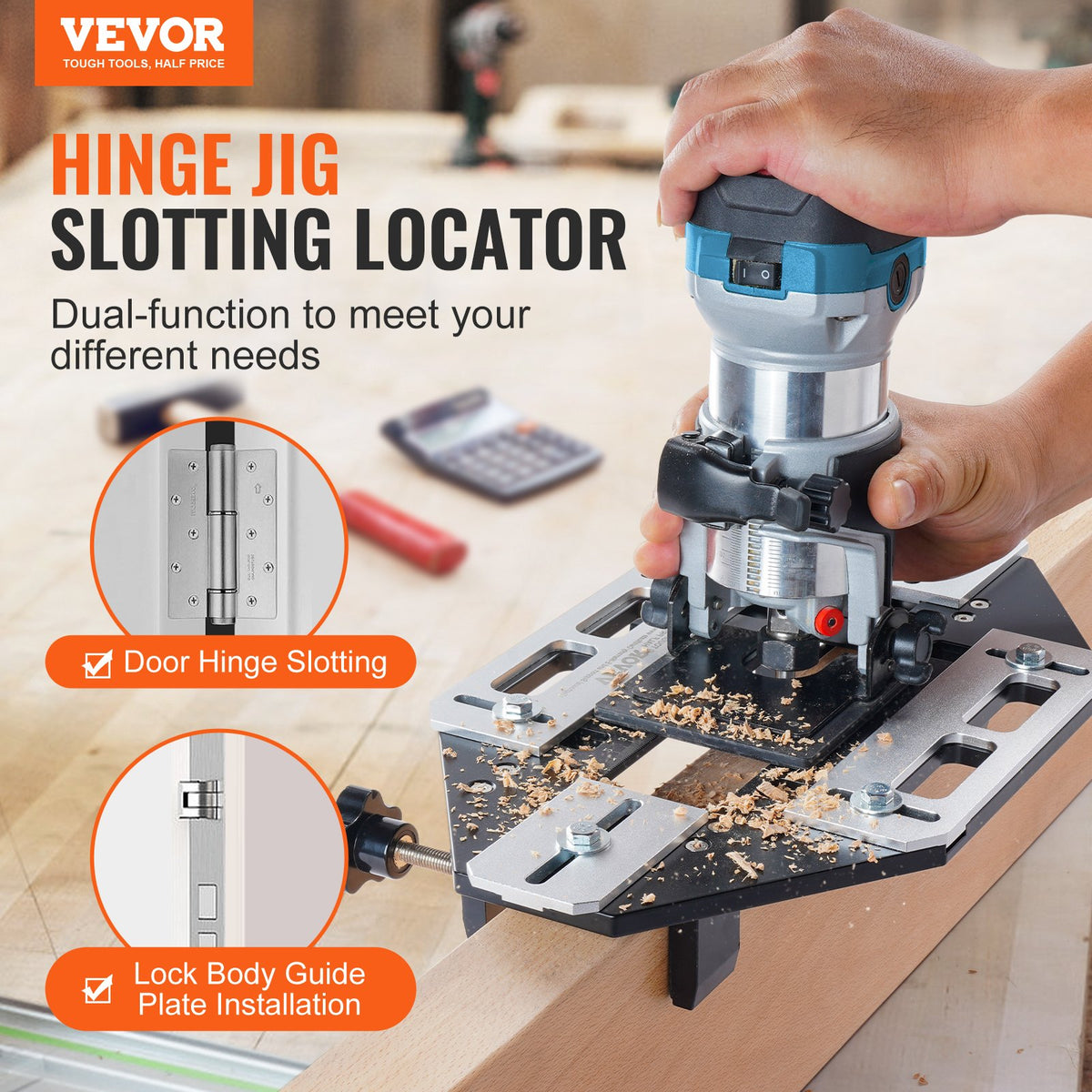VEVOR Hinge Jig Drilling Hole - Select Your Configuration - JLDWKKQTSJLKNLYWYV0 - view 2