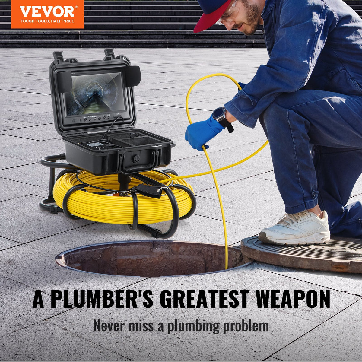 VEVOR Sewer Camera - Select Your Configuration - JLKXSGDNK9120FZ0BV1 - view 2