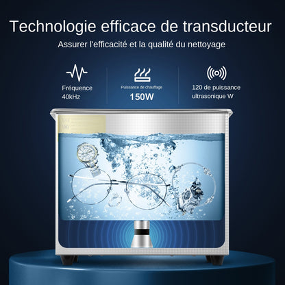 VEVOR Professional Ultrasonic Cleaner, 2.85 L Ultrasonic Jewelry Cleaner with Digital Timer & Heater, Stainless Steel Industrial Sonic Cleaner 40kHz for Glasses, Watches, Rings, Small Parts - JPS-20ACSBQXJ0001V1 - view 3