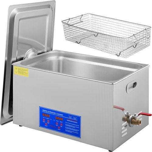 VEVOR 22L Industrial Ultrasonic Cleaner with Digital Timer&Heater 40kHz Professional Ultrasonic Cleaner 110V with Excellent Cleaning Effect for Wrench Tools Industrial Parts Mental Apparatus - JPS-80ACSBQXJ0001V1 - view 1