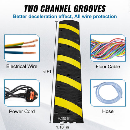 VEVOR Cable Protectors & Ramps - Select Your Configuration - JSDDLBHQXJZTA4MA6V0 - view 3