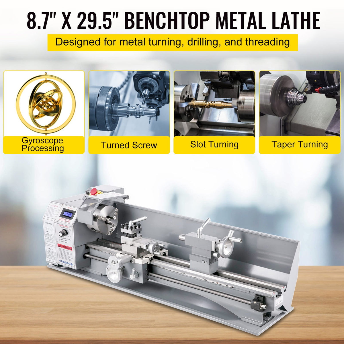VEVOR Metal Lathes - Select Your Configuration - JSMNCC220X750-001V1 - view 2