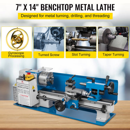 VEVOR Metal Lathes - Select Your Configuration - JSMNCC7X14-550W01V1 - view 2