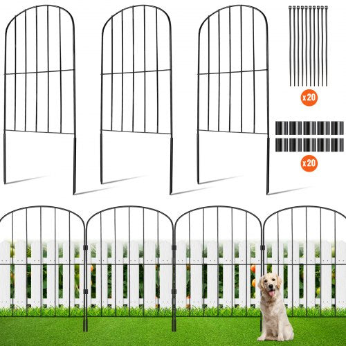 VEVOR Metal Fence Panels - Select Your Configuration - JSWL2413INCHO06VPV0 - view 1