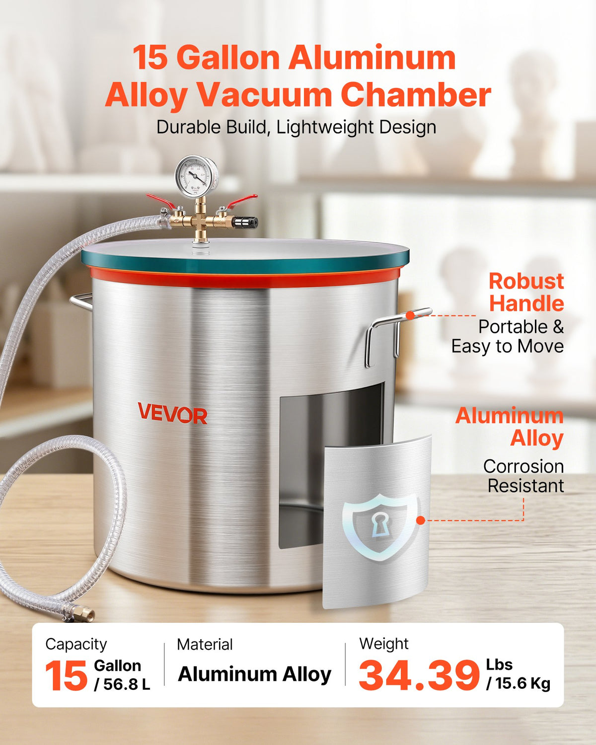 VEVOR Vacuum Bucket - Select Your Configuration - JSZKTJS15GALLSUKI001V0 - view 2