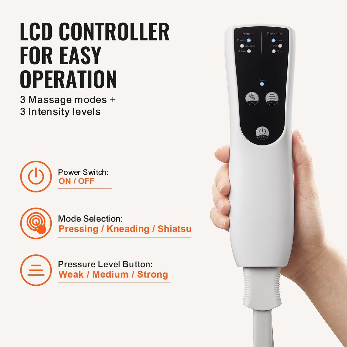 VEVOR Leg Massager - Select Your Configuration - JTBAMQBBGYXCQ379BV5 - view 3