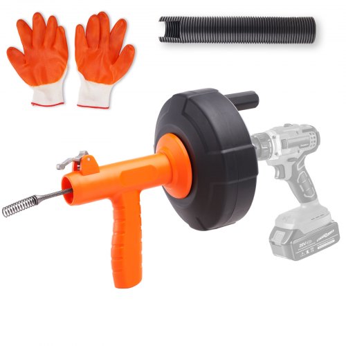 VEVOR Handheld Drain Cleaner Machine - Select Your Configuration - JXKSC25FT14IN9TZMV0 - view 1
