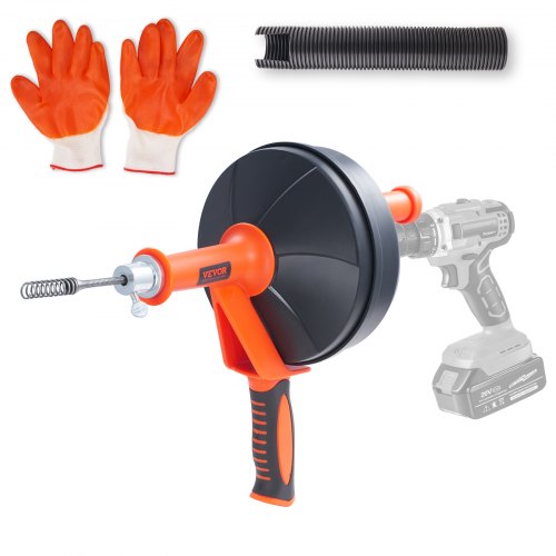 VEVOR Handheld Drain Cleaner Machine - Select Your Configuration - JXKSC25FT14INJ1BPV0 - view 1