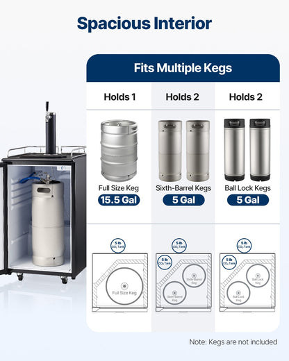 VEVOR Vertical Kegerator Key Dispenser